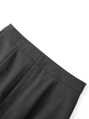 Women's Grey Sheep Wool Maxi Mermaid Skirt