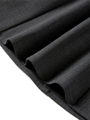 Women's Grey Sheep Wool Maxi Mermaid Skirt