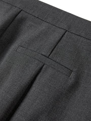 Women's Grey Sheep Wool Maxi Mermaid Skirt