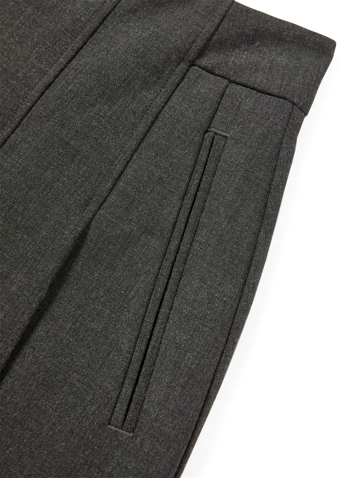 Women's High-Waist Pleated Midi Skirt