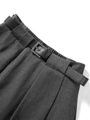 Women's High-Waist A-Line Flared Skirt