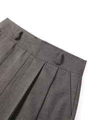 Women's Knee-Length Pleated Skirt