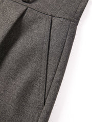 Women's Knee-Length Pleated Skirt