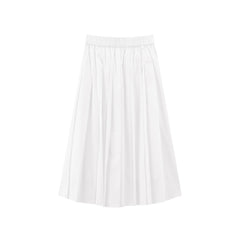 Women's Ruched A-Line Midi Skirt