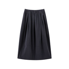 Women's Elastic Waist Bud Hem Skirt