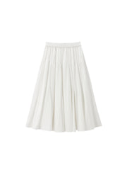 Women's Elastic Waist A-Line Skirt