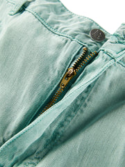 Women's Turquoise High-Waisted Jeans