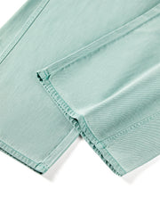 Women's Turquoise High-Waisted Jeans