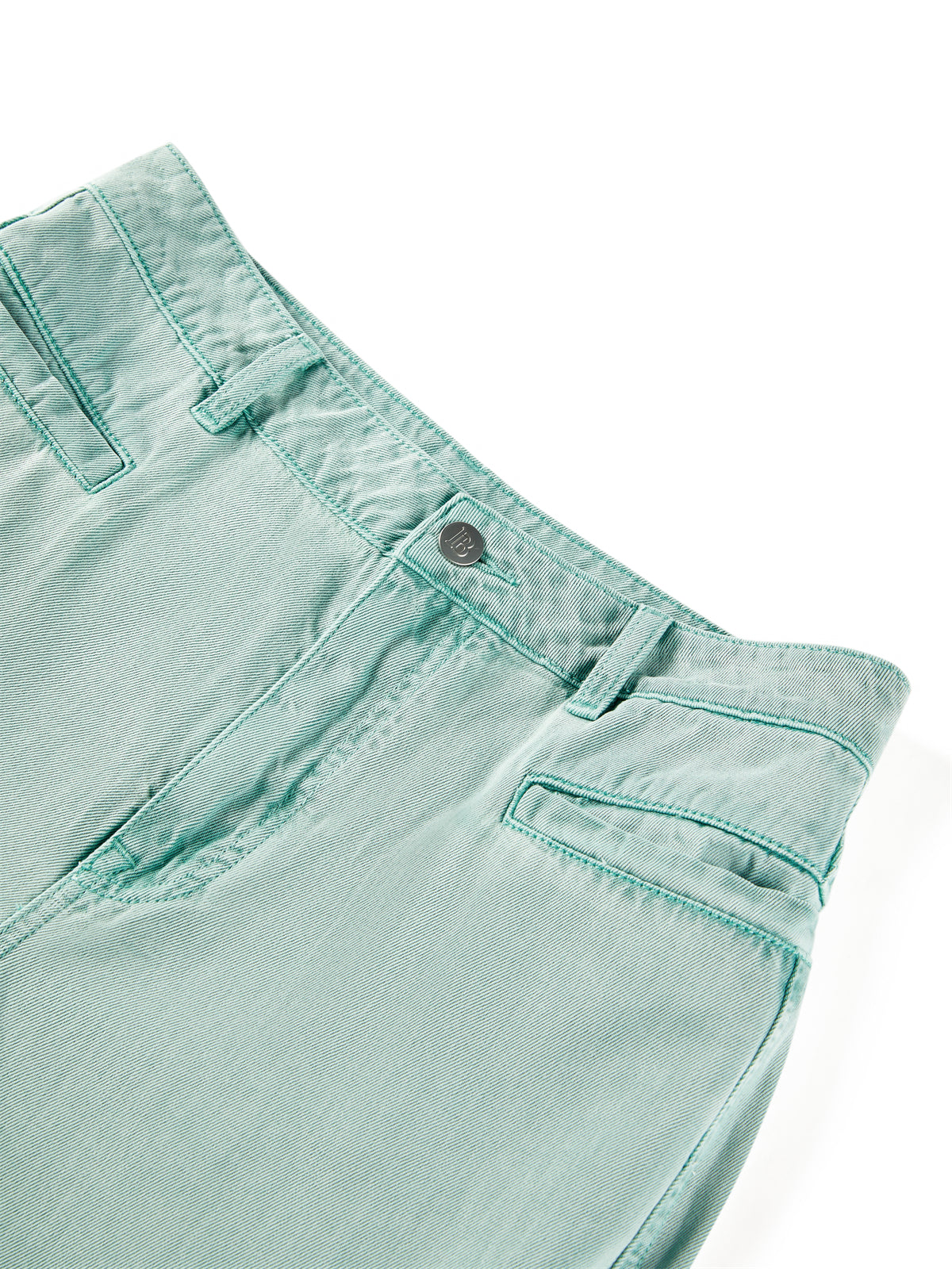 Women's Turquoise High-Waisted Jeans