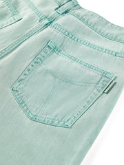 Women's Turquoise High-Waisted Jeans
