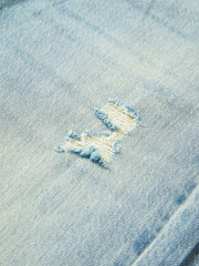 Women's Distressed Wide-Leg Jeans