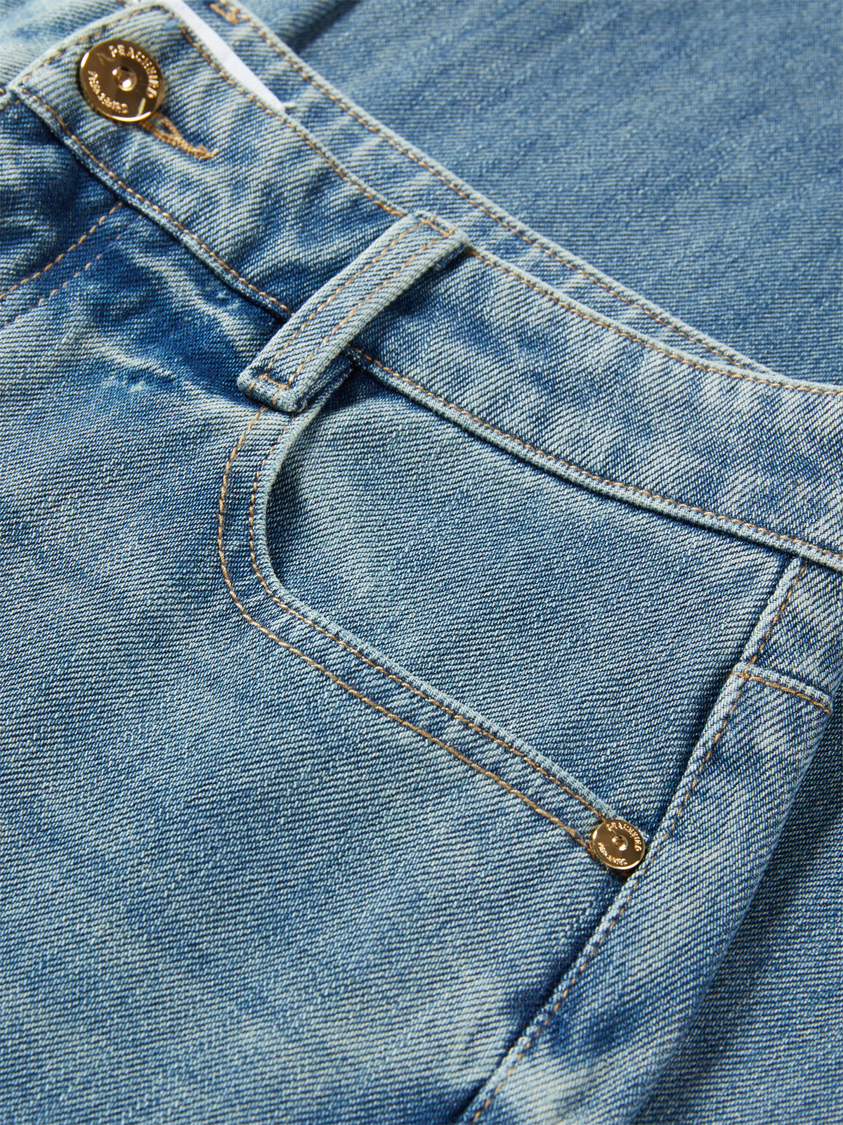 Women's Washed Straight-Leg Jeans