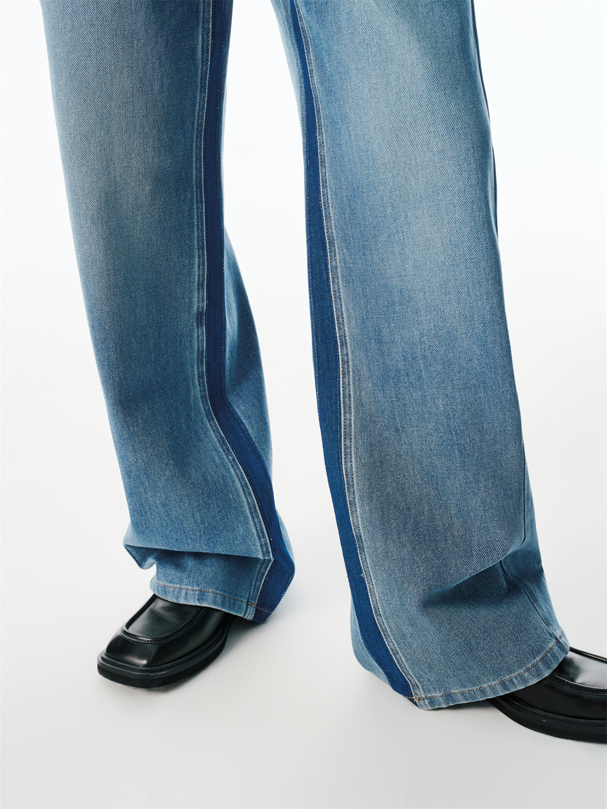 Women's Washed Straight-Leg Jeans