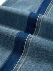 Women's Washed Straight-Leg Jeans