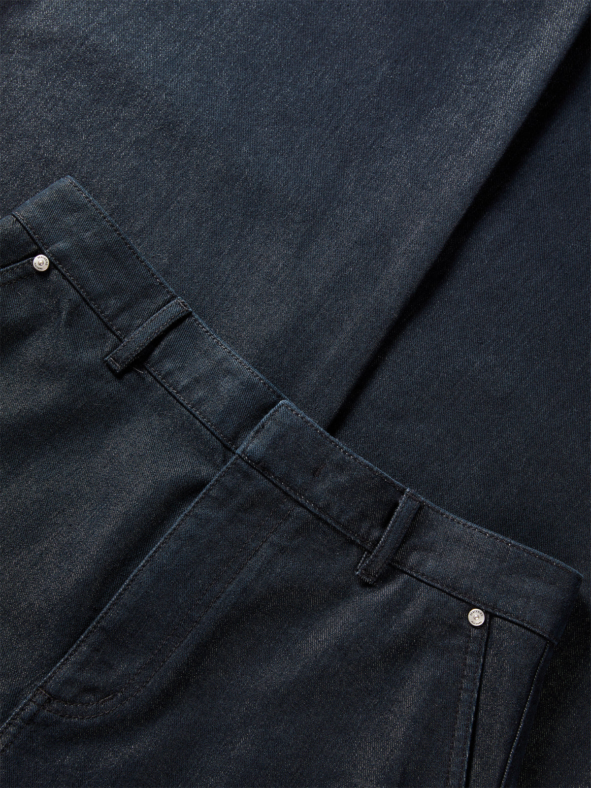 Women's Turn-Up Hem Wide-Leg Jeans