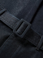 Women's Turn-Up Hem Wide-Leg Jeans