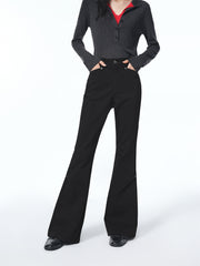 Women's High-Waisted Flared Jeans
