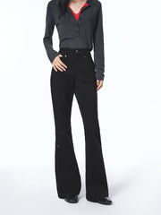 Women's High-Waisted Flared Jeans