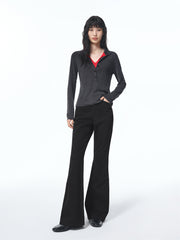 Women's High-Waisted Flared Jeans