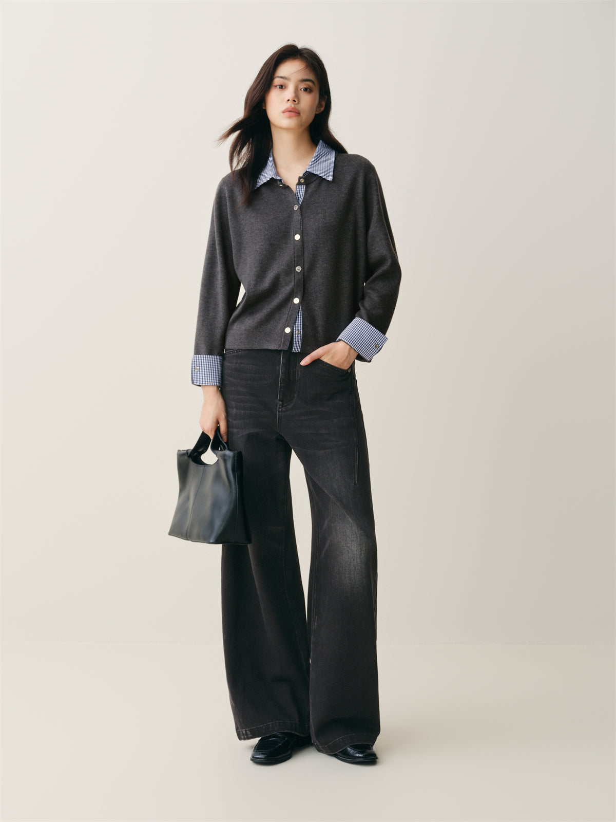 Women's Ombre Wide-Leg Jeans