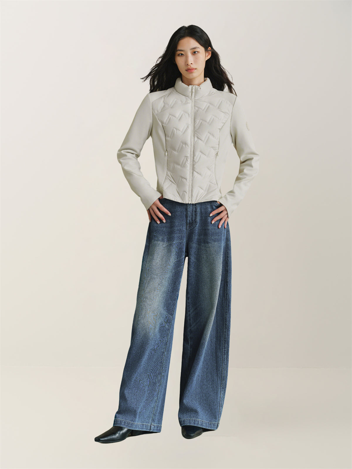 Women's Ombre Wide-Leg Jeans