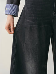 Women's Ombre Wide-Leg Jeans