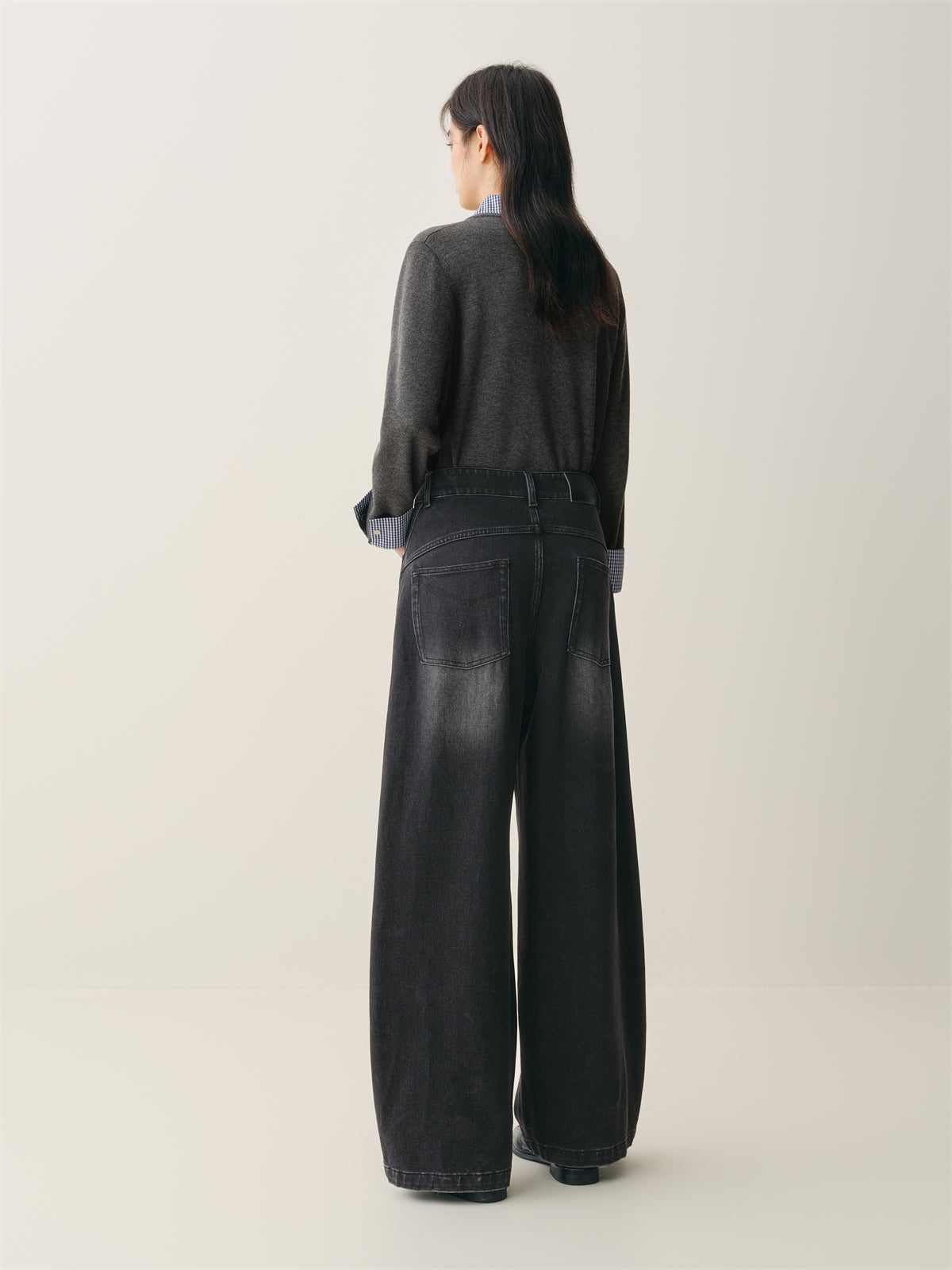 Women's Ombre Wide-Leg Jeans