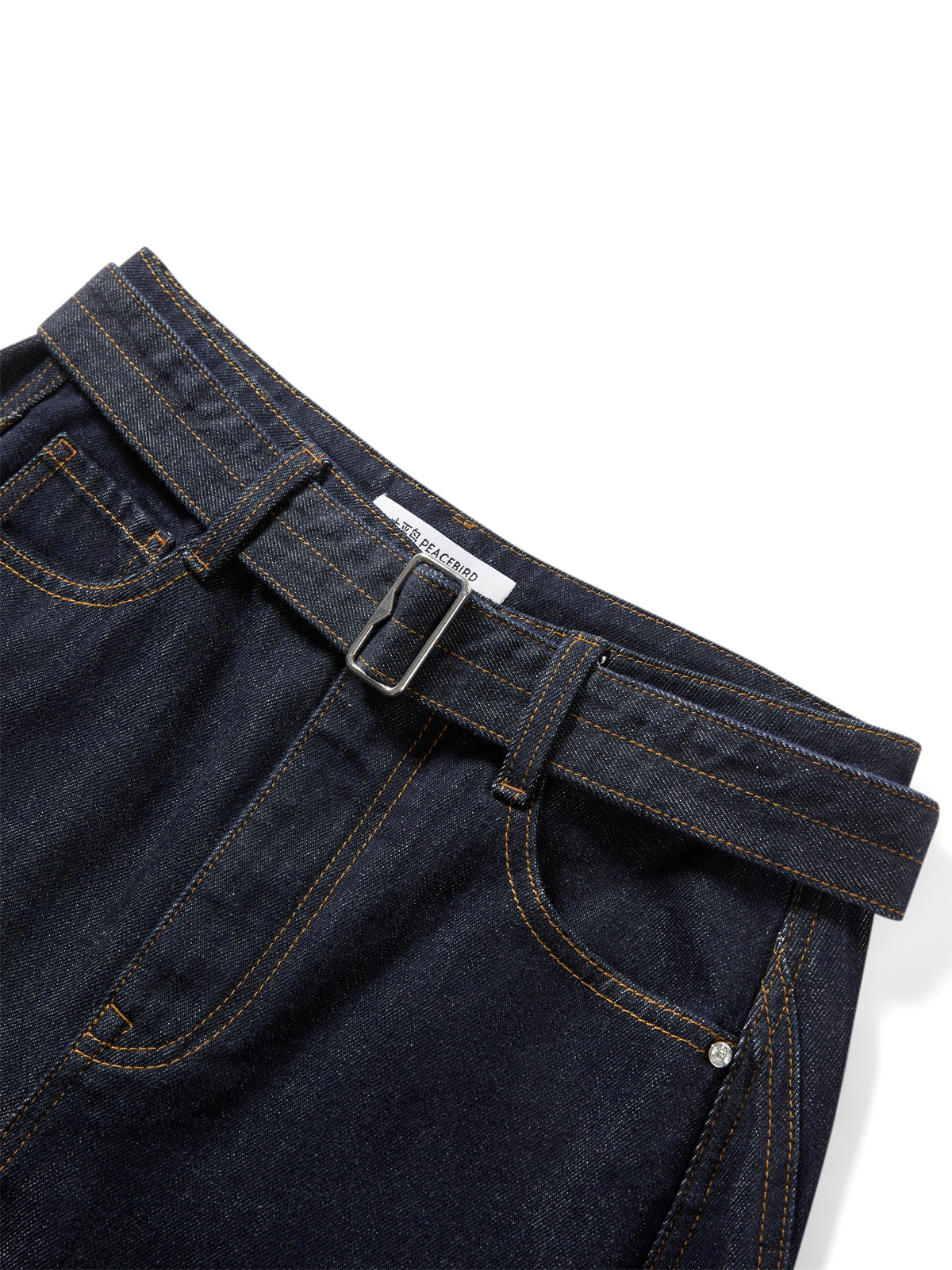 Women's High-Waist Wide-Leg Cotton Jeans