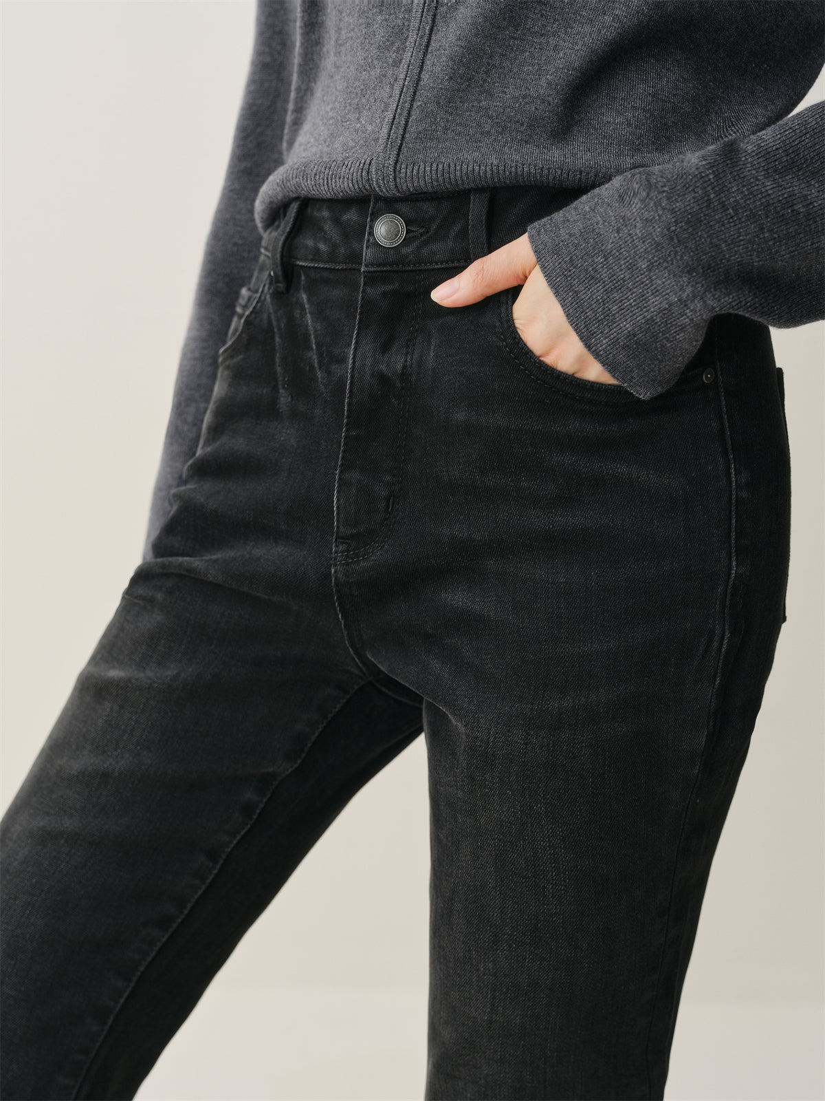Women's High-Waist Slim-Fit Flared Pants