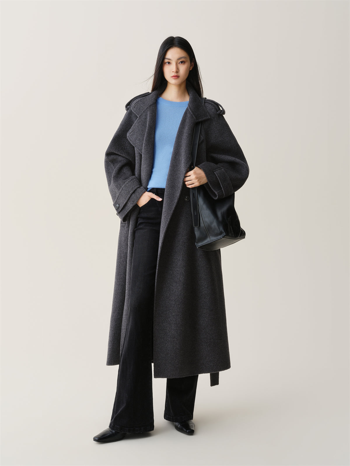 Women's High-Waist Slim-Fit Flared Pants