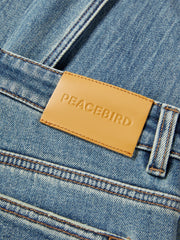 Women's Vintage Washed Flared Jeans