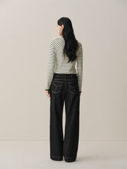 Women's Fleece-Lined Straight-Leg Jeans