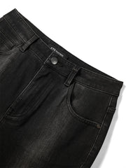 Women's Ombre Washed Straight-Leg Jeans