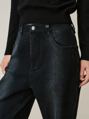 Women's Ombre Washed Straight-Leg Jeans