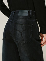 Women's Ombre Washed Straight-Leg Jeans