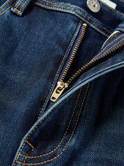 Women's Vintage Washed Wide-Leg Jeans