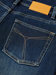 Women's Vintage Washed Wide-Leg Jeans