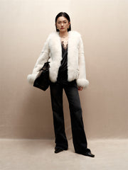 Women's Fleece-Lined Slight-Flare Jeans