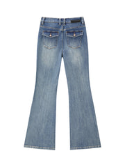 Women's Casual High-Rise Bootcut Jeans