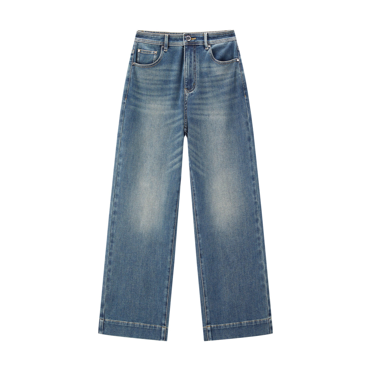 Women's Casual High-Stretch Straight-Leg Jeans