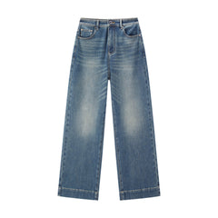 Women's Casual High-Stretch Straight-Leg Jeans