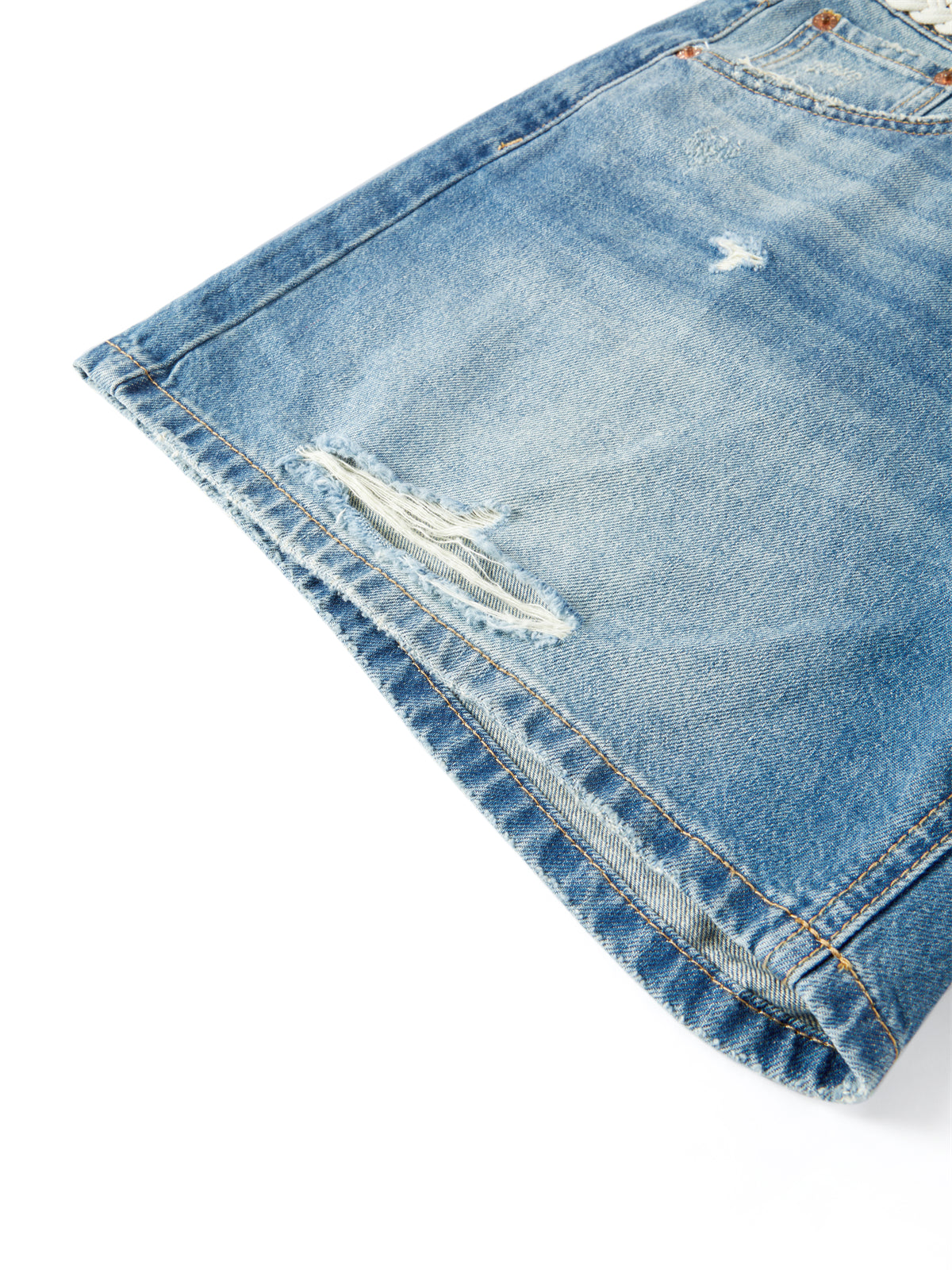 Women's Distressed Ripped Denim Shorts