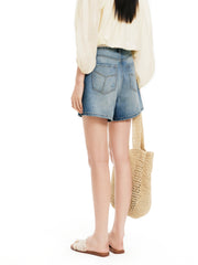 Women's Distressed Ripped Denim Shorts