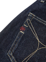 Women's Dark Blue Denim Midi Skirt