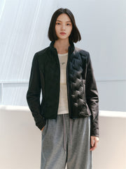 Women's Cropped Slim-Fit Down Jacket