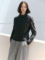 Women's Cropped Slim-Fit Down Jacket