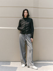 Women's Cropped Slim-Fit Down Jacket