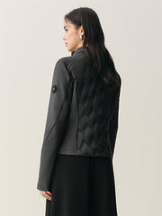 Women's Cropped Slim-Fit Down Jacket