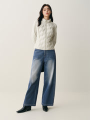 Women's Cropped Slim-Fit Down Jacket