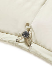 Women's Short Contrast Stand-Collar Down Jacket